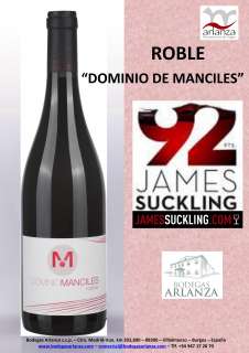 Červené víno Dominio de Manciles, Roble