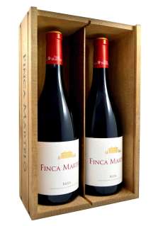 Červené víno Finca Martelo 2016 - Caja de Madera 2 Botellas 